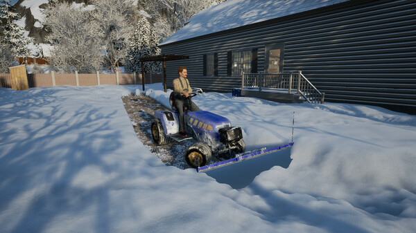 Snow Plowing Simulator game for Linux 1