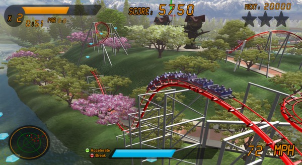 Screenshot z Roller Coaster Rampage