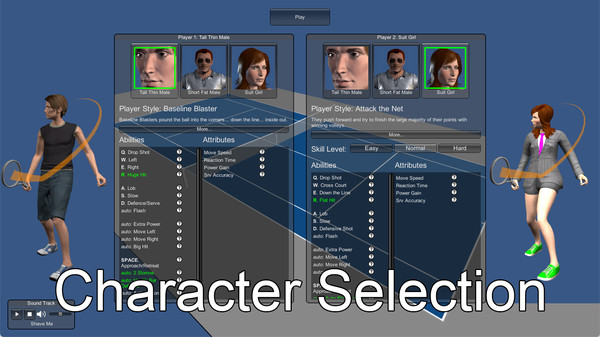 Screenshot z Tennis the Menace Screenshot z Tennis the Menace