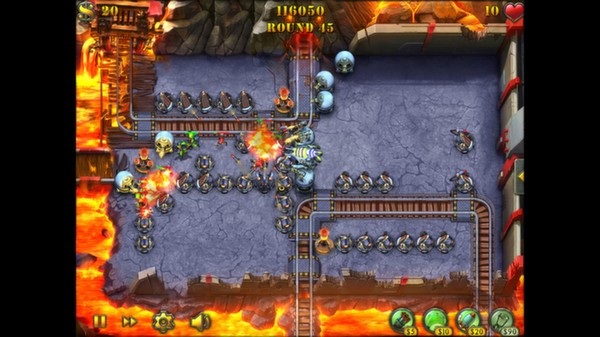 Screenshot z Fieldrunners