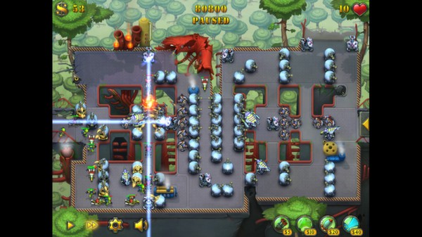 Screenshot z Fieldrunners