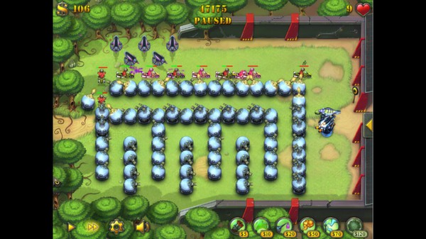 Screenshot z Fieldrunners