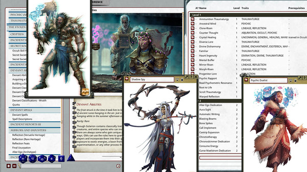 Screenshot z Fantasy Grounds - Pathfinder 2 RPG - Dark Archive