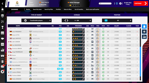 International Basketball Manager 23 screenshot 6
