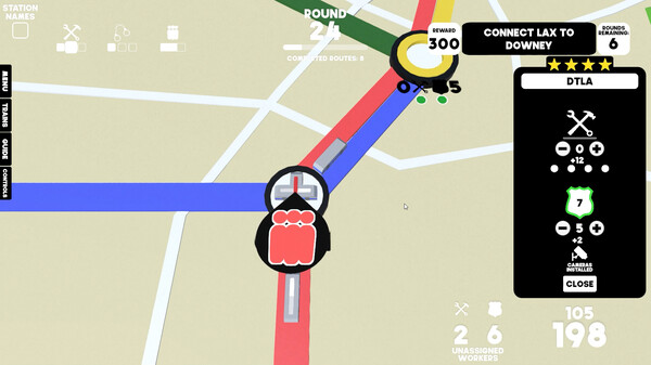 Screenshot z Metro Manager LA