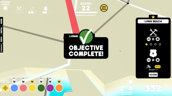 Screenshot z Metro Manager LA