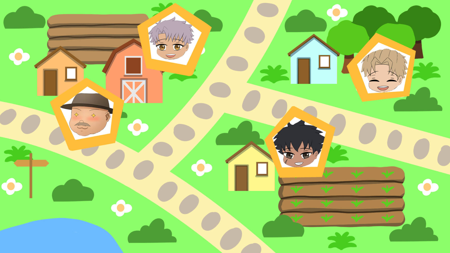 Odd Guy Meets Odd Farmers - Comedy Boys Love (BL) Visual Novel screenshot 4