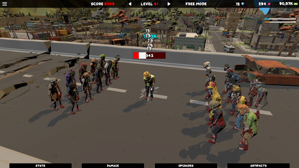 Screenshot z Idle Zombies Clicker