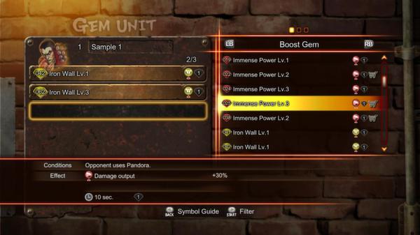 Street Fighter X Tekken: Tekken Boost Gem Pack 1