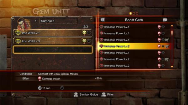 Street Fighter X Tekken: Tekken Boost Gem Pack 1