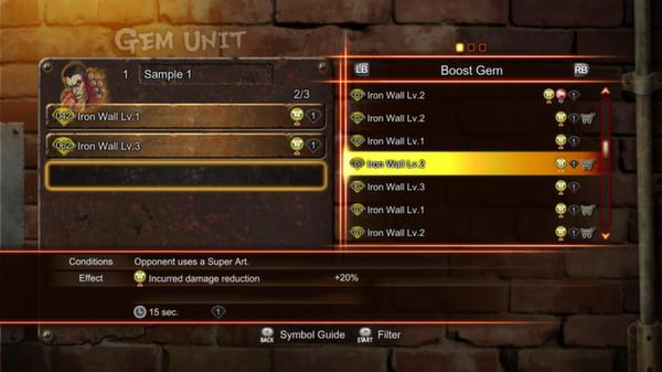 Street Fighter X Tekken: Tekken Boost Gem Pack 1