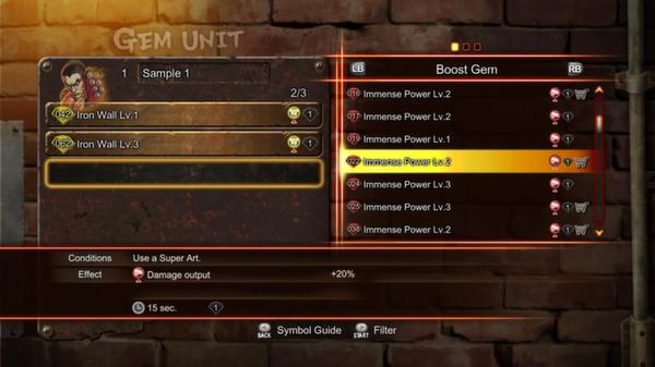 Street Fighter X Tekken: Tekken Boost Gem Pack 2