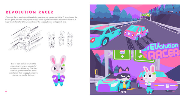 Screenshot z Button City Official Artbook