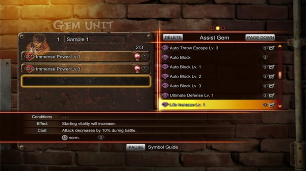 Street Fighter X Tekken: Gems Assist 4
