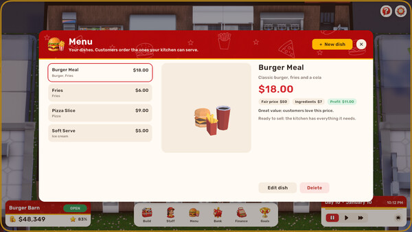 Mega Fast Food: A Fast Food Simulator Game