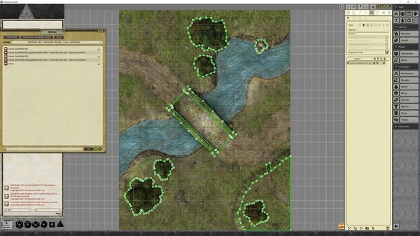 Fantasy Grounds - Pathfinder RPG - Pathfinder Flip-Mat - Classic Battlefield