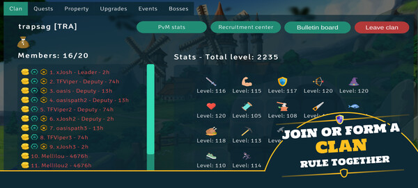 Idle Clans screenshot 1