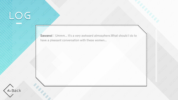 Screenshot z Tyrano Builder - Visual Novel GUI Pack #1  [kopanda UI]