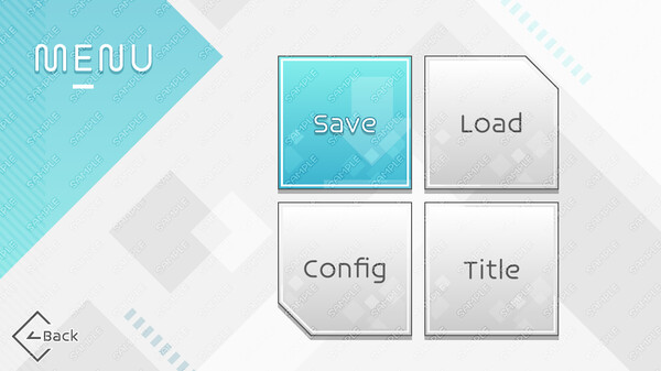 Screenshot z Tyrano Builder - Visual Novel GUI Pack #1  [kopanda UI]