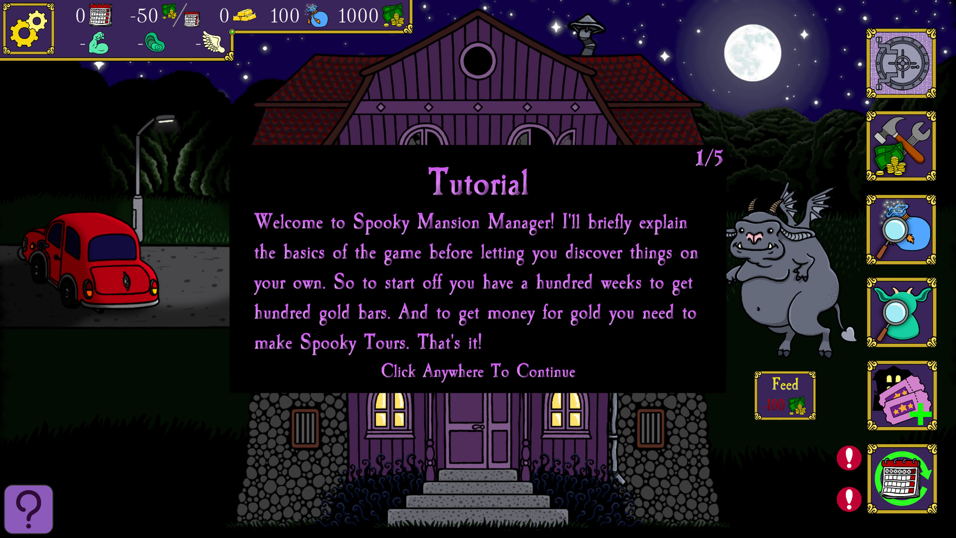 Spooky Mansion Manager Featured Screenshot #1