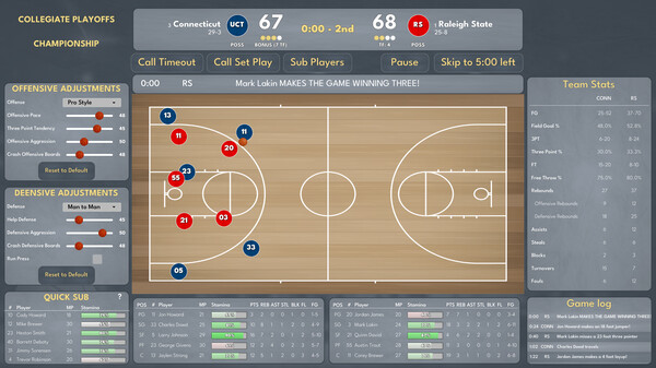 College Basketball Manager screenshot 1