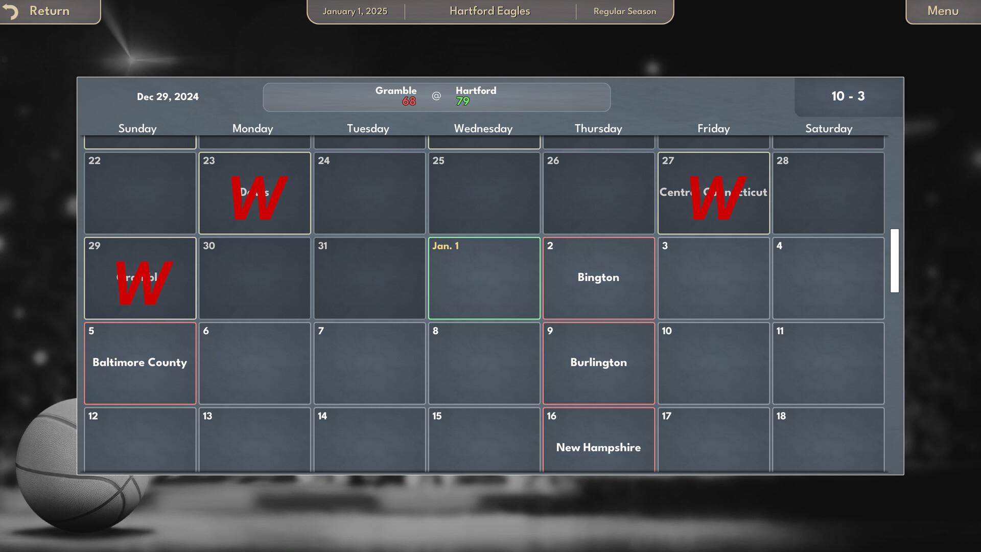 College Basketball Manager screenshot #6