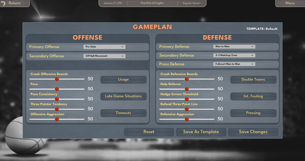 College Basketball Manager screenshot 3