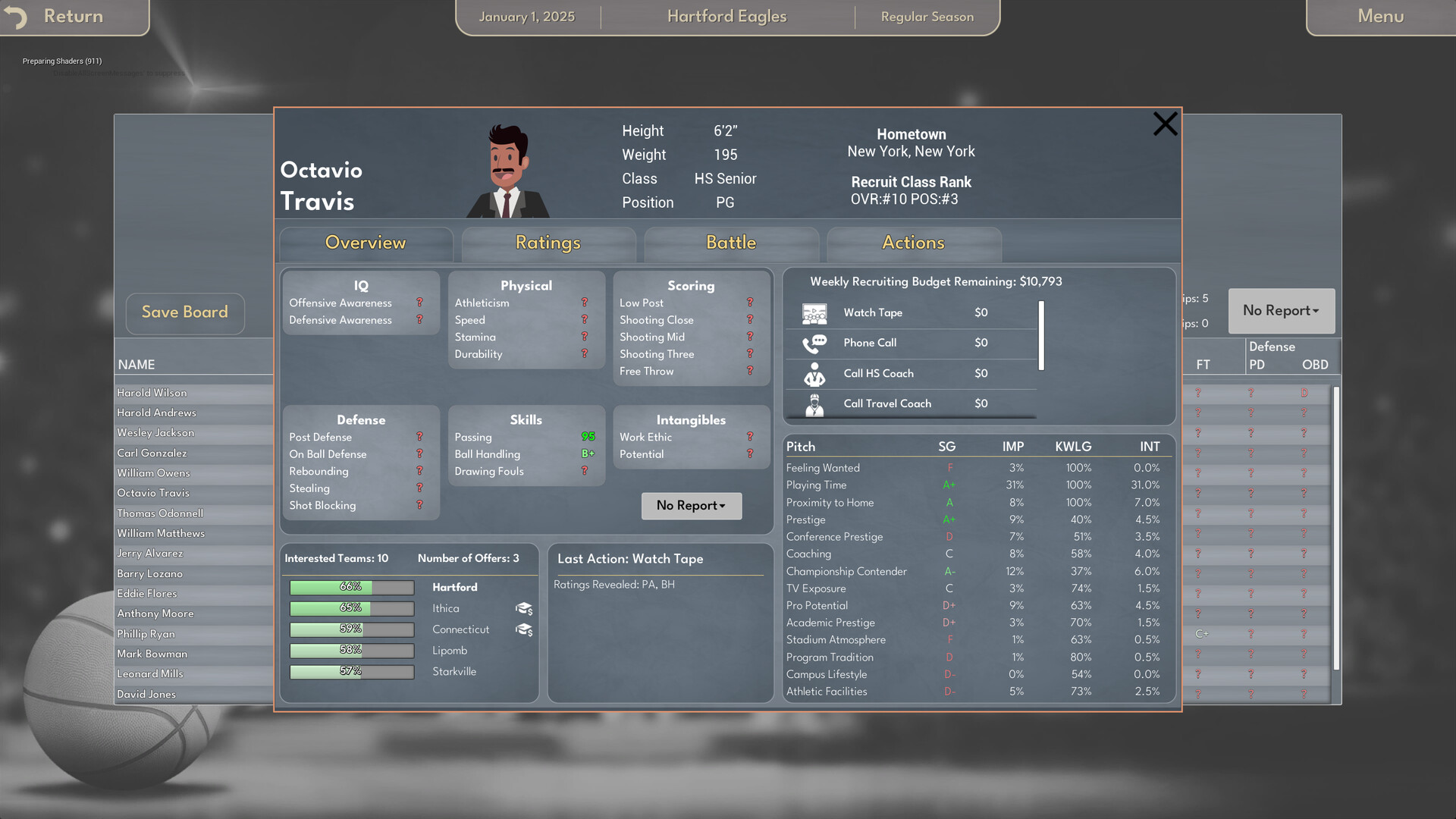 College Basketball Manager screenshot #4