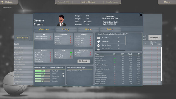 College Basketball Manager screenshot 4