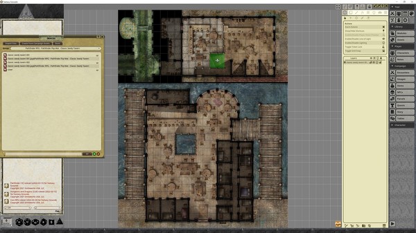 Fantasy Grounds - Pathfinder RPG - Pathfinder Flip-Mat - Classic Seedy Tavern