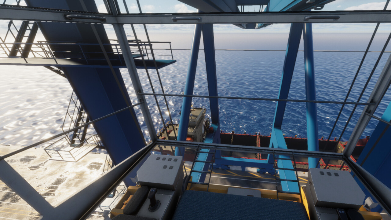 #9. Port Cranes : Container Age (Steam) Bởi: Etchu Island Shipyard