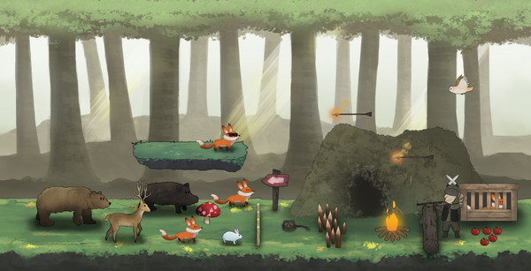 Red Fox and the Four Seasons - Design My Forest screenshot 3