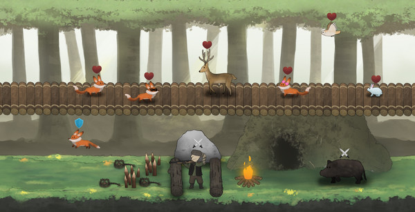 Red Fox and the Four Seasons - Design My Forest screenshot 5