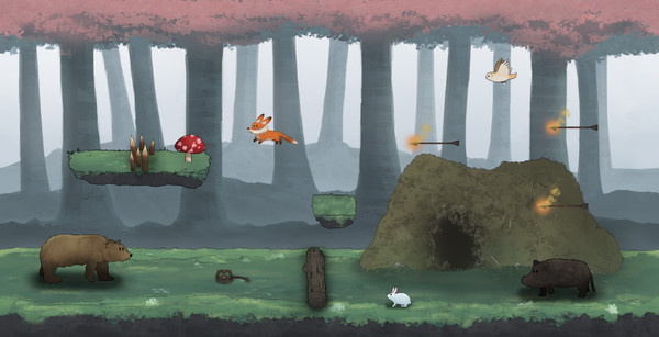 Red Fox and the Four Seasons - Design My Forest screenshot 4