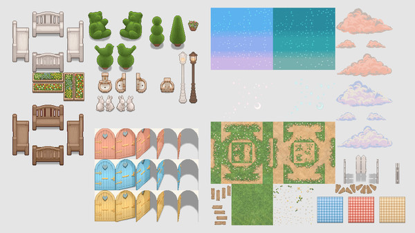 Screenshot z Pixel Game Maker MV - Pastel Kawaii Assets