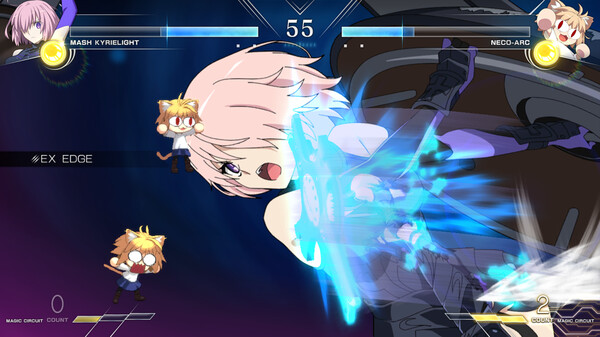 Screenshot z MELTY BLOOD: TYPE LUMINA - Mash Round Announcements