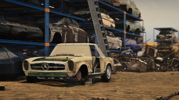 Screenshot z Car Mechanic Simulator 2021 - Mercedes Remastered DLC