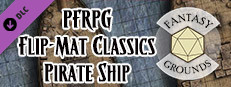 Fantasy Grounds - Pathfinder RPG - Pathfinder Flip-Map - Classic Pirate Ship Small Capsule Image