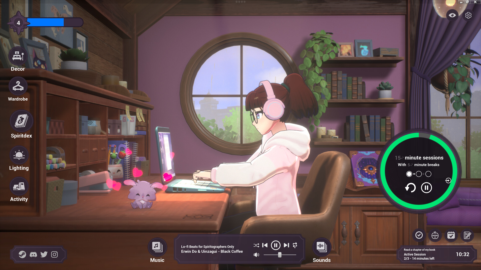 screenshot of Spirit City: Lofi Sessions 1