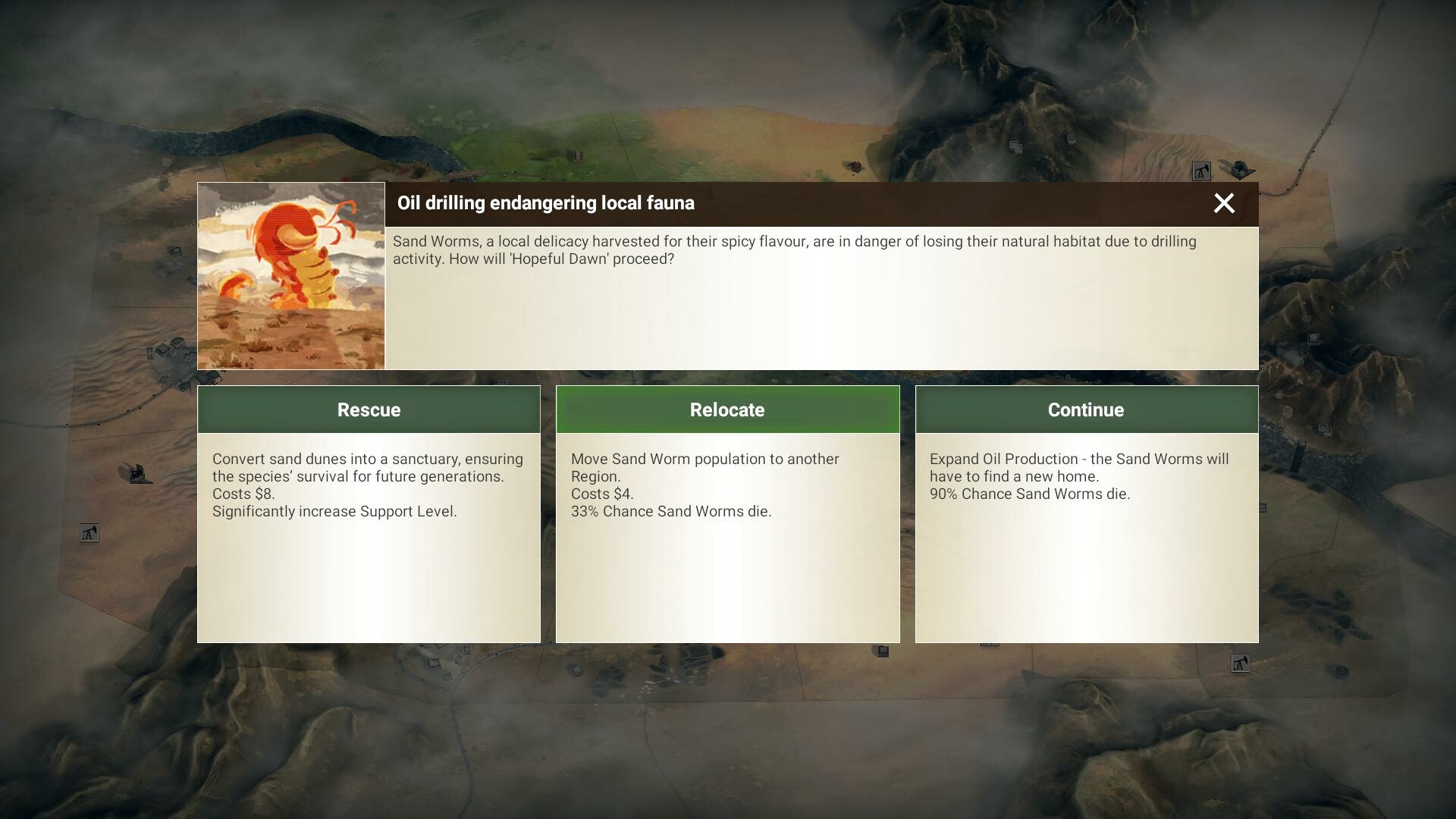 Rebel Inc: Escalation - Sand & Secrets image 3