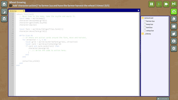 Screenshot z Scripted Land