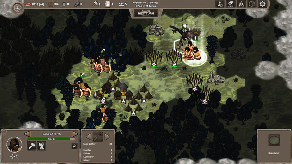 Screenshot z Jurassic Clans