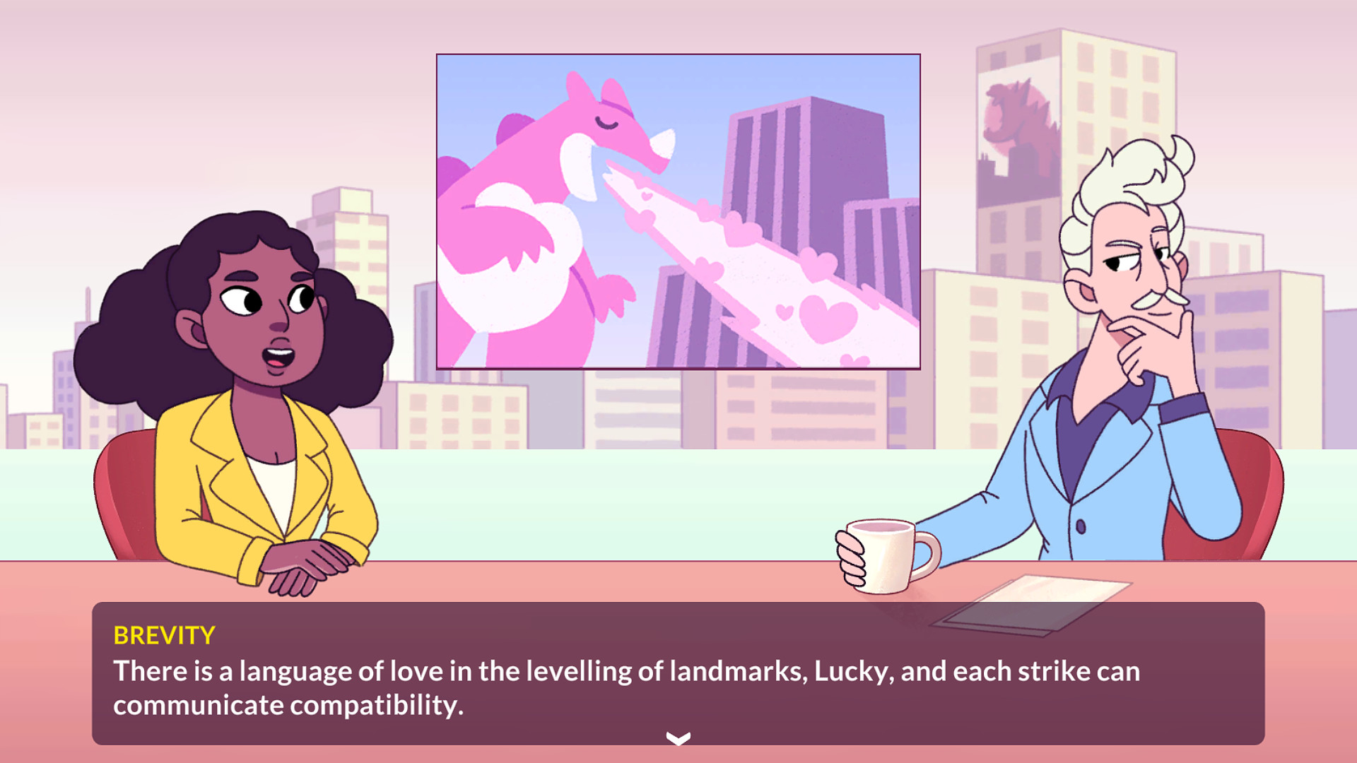 Kaichu - A Kaiju Dating Sim: Official Artbook Featured Screenshot #1