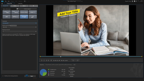 CyberLink PowerDirector 21 Ultra screenshot 1