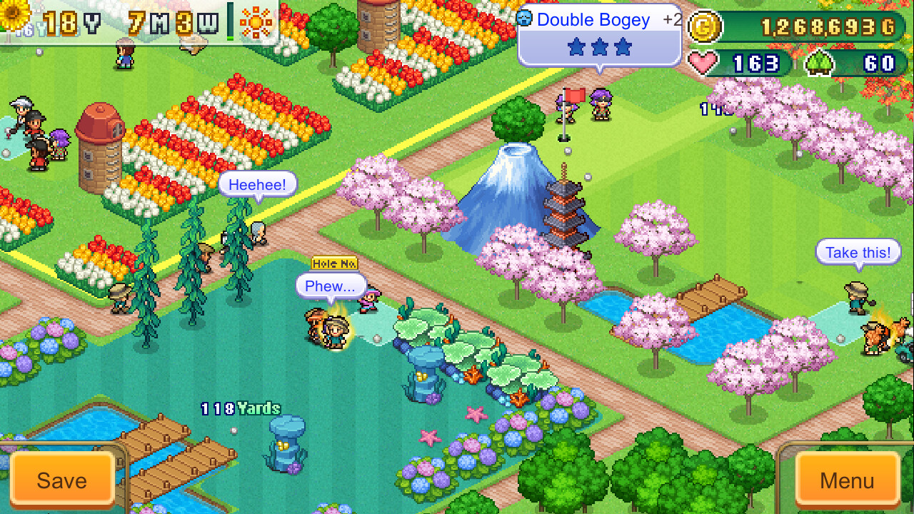 #2. Forest Golf Planner (Steam) By: Kairosoft Co.,Ltd