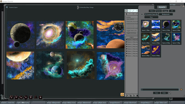 Fantasy Grounds - FG Fantastic Space Map Pack