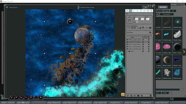 Fantasy Grounds - FG Fantastic Space Map Pack