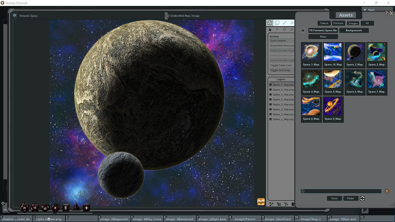 Fantasy Grounds - FG Fantastic Space Map Packのスクリーンショット 1