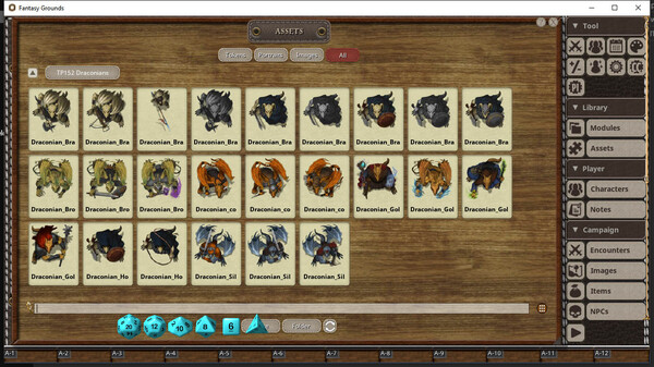 Fantasy Grounds - Devin Night Token Pack 152: Deadly Draconians