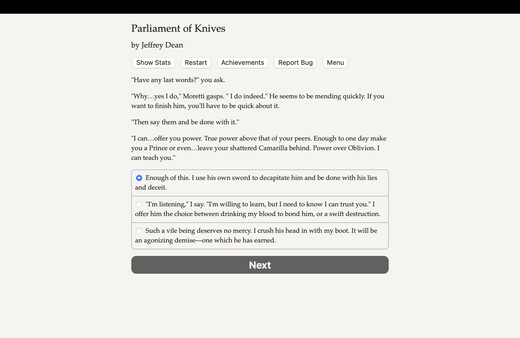 Vampire: The Masquerade — Parliament of Knives — What Stares Back